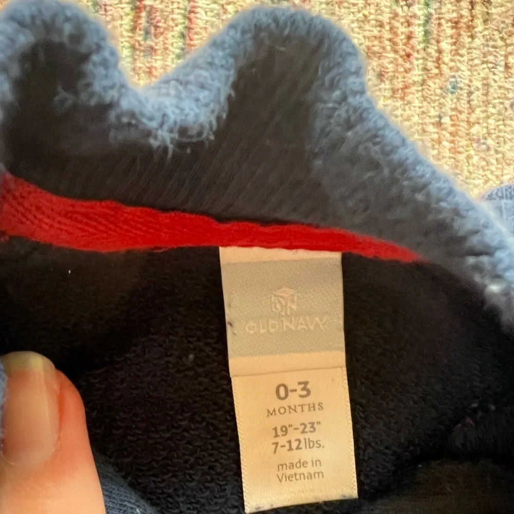 Old Navy Kids Navy and Red Sweatshirt